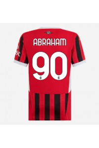 AC Milan Tammy Abraham #90 Voetbaltruitje Thuis tenue Dames 2024-25 Korte Mouw